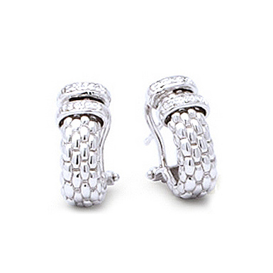 Fope Maori Earrings - White gold and Diamonds