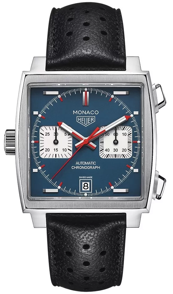TAG Heuer Monaco Automatic 39mm - Leather & Folding Clasp