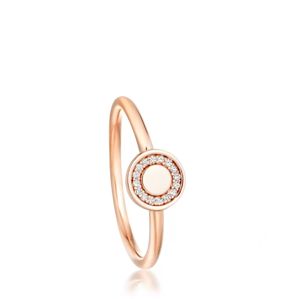 Astley Clarke Rose Gold Mini Cosmos Ring