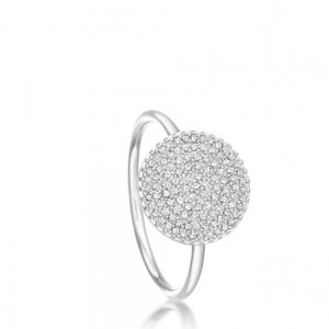 Astley Clarke 14ct White Gold Icon Ring