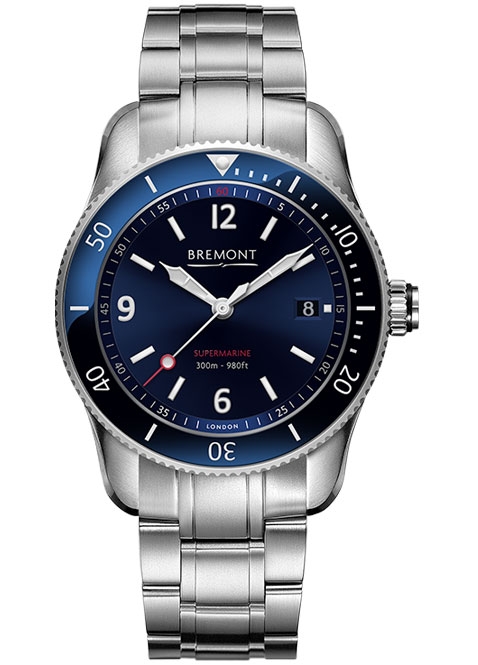 Bremont Supermarine S300 Blue Dial Bracelet Watch