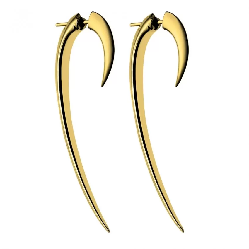 Shaun Leane Silver And Gold Vermeil Hook Earrings Size 2