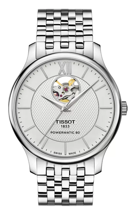 Tissot Tradition Powermatic 80 Open Heart Automatic Watch