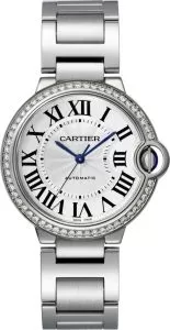 Cartier Ballon Bleu Diamond Bezel 36mm Watch