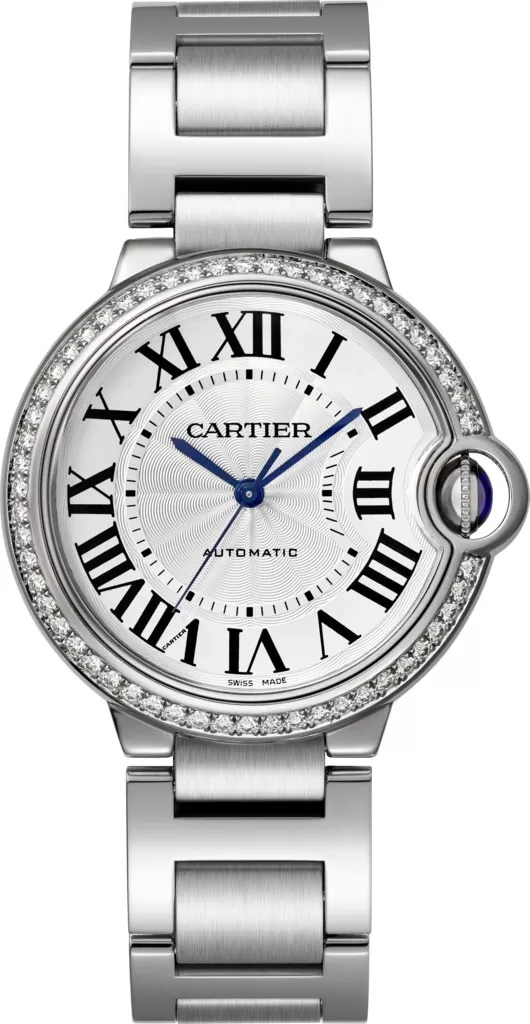 Cartier Ballon Bleu Diamond Bezel 36mm Watch