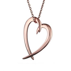 Shaun Leane Rose Gold Vermeil Signature Heart Pendant