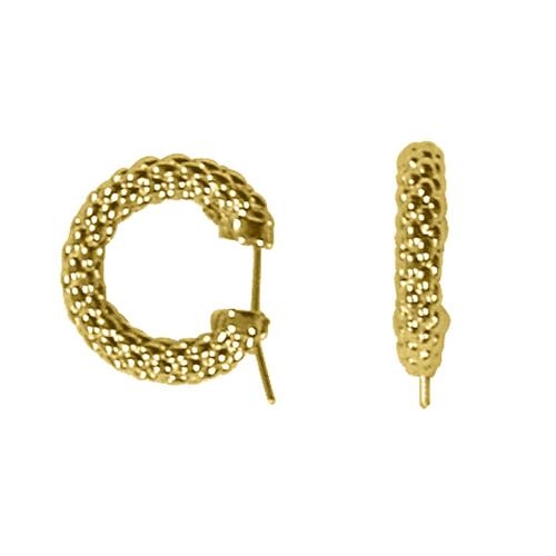 Fope Yellow Gold Luci Hoops