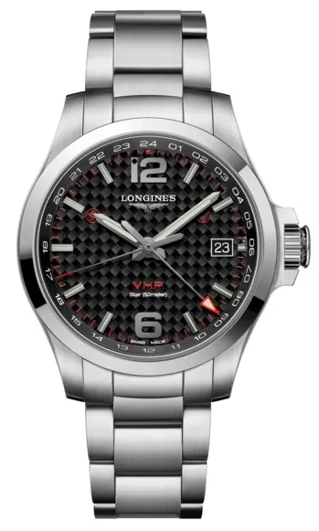 Longines Conquest V.H.P. 42mm GMT Watch