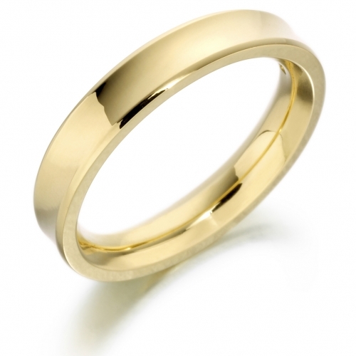 Charles Green Concave Flat Court Wedding Ring