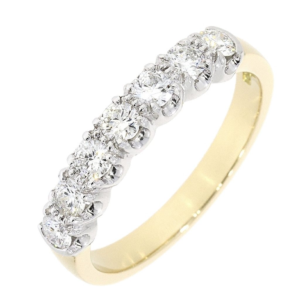 18ct Yellow Gold 0.54ct Brilliant Cut Diamond Eternity Ring