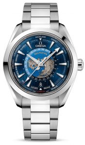 OMEGA Seamaster Aqua Terra 150M Co-Axial Master Chronometer GMT Worldtimer 43MM