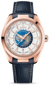 OMEGA Seamaster Aqua Terra 150M Co-Axial Master Chronometer GMT Worldtimer 43MM