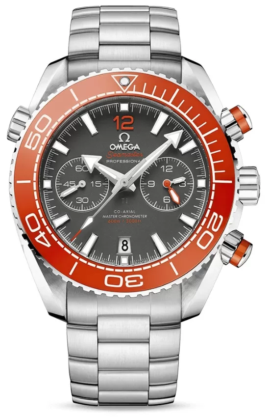 OMEGA Seamaster Planet Ocean 600M Orange Bezel Bracelet Watch
