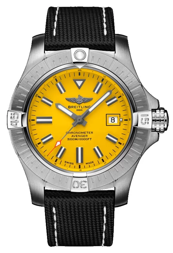 Breitling Avenger Automatic 45 Seawolf - Calfskin Leather & Tang-type Buckle