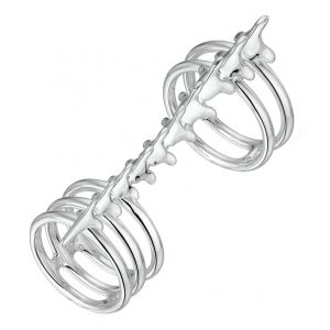 Shaun Leane Serpents Trace Silver Long Finger Ring