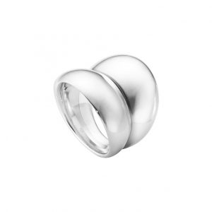 Georg Jensen Double Curve Ring