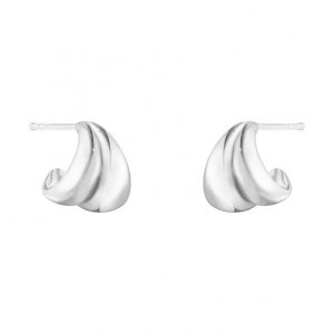 Georg Jensen Silver Curve Stud Earrings