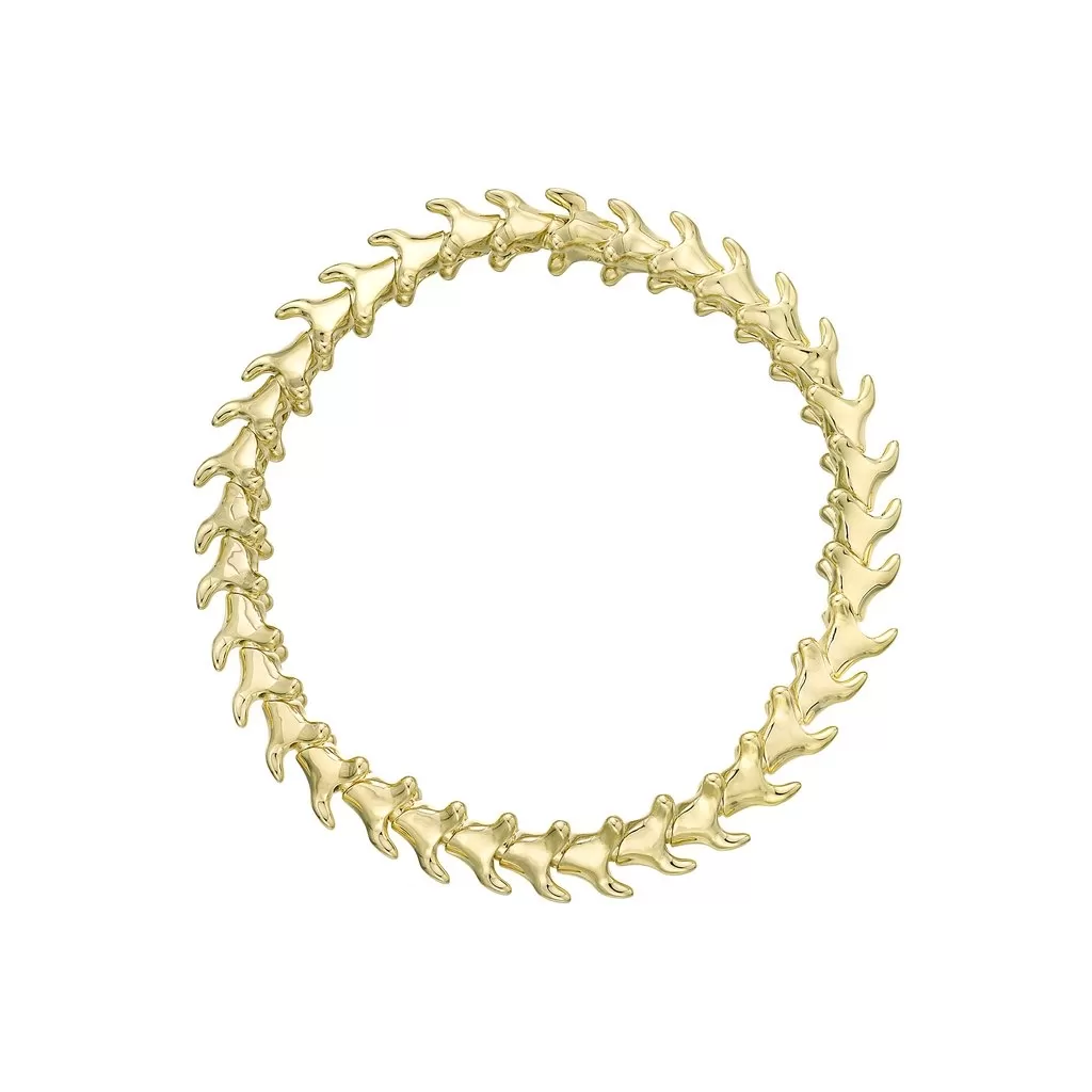 Shaun Leane Serpent's Trace Yellow Gold Vermeil Slim Large Bracelet