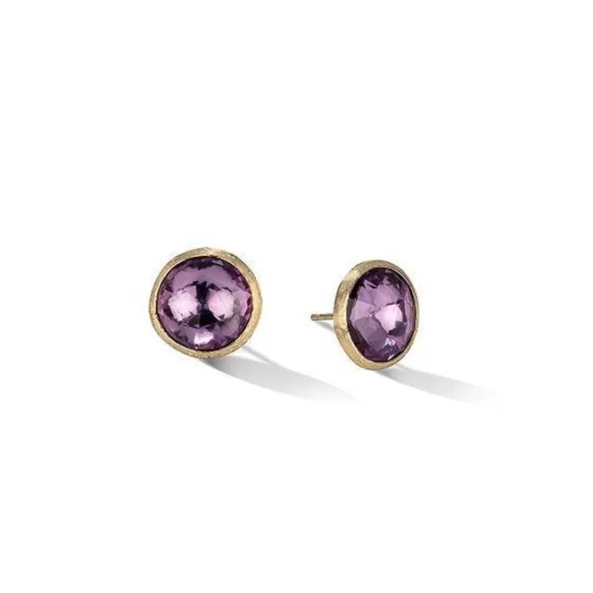 Marco Bicego Jaipur 18ct Yellow Gold Amethyst Stud Earrings