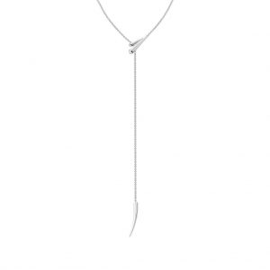 Shaun Leane Sabre Deco Silver Long Drop Necklace