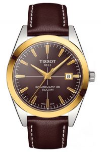 Tissot Gentleman Powermatic 80 Silicium SOlid 18ct Gold Bezel Watch