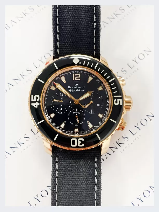Pre Owned Blancpain Fifty Fathoms Chronographe Flyback Limited Edition