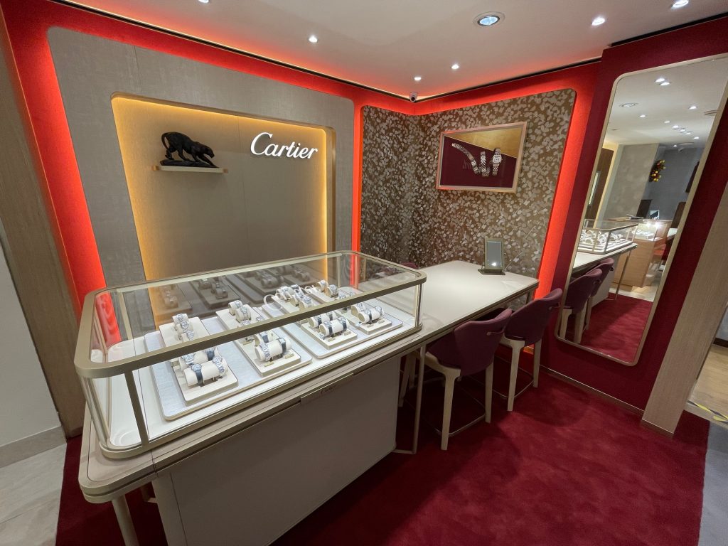The Cartier Display at Banks Lyon Lancaster