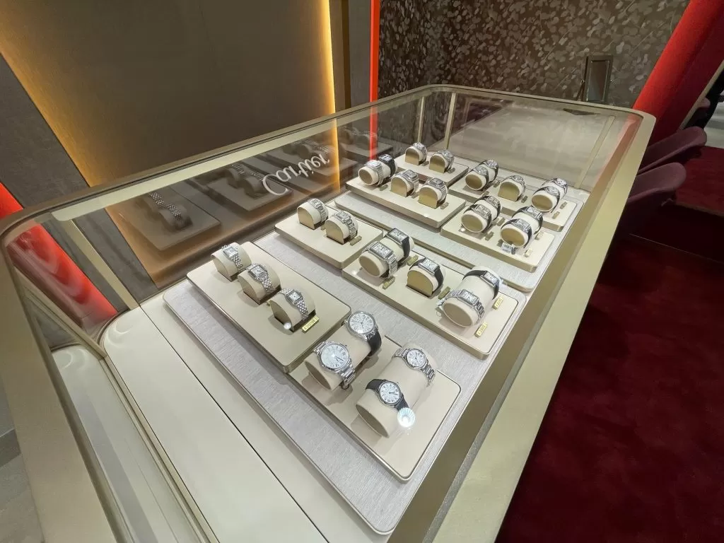 Cartier Watches on Display at Banks Lyon Lancaster