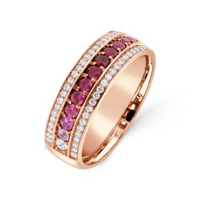 18ct Rose Gold Ruby