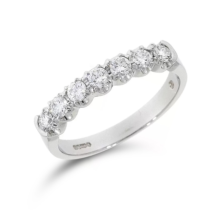 Platinum 0.44ct Brilliant Cut Diamond Eternity Ring