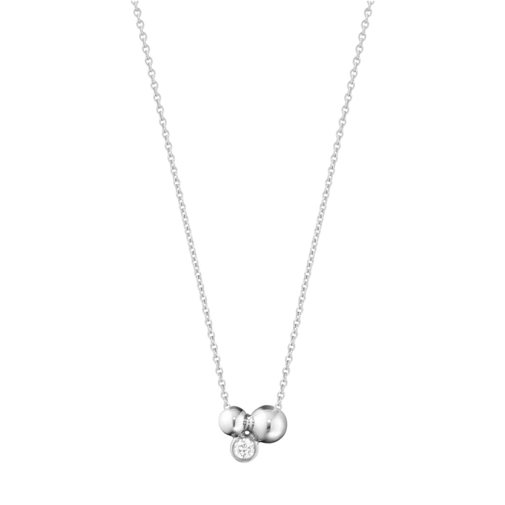 Georg Jensen Moonlight Grapes 0.07ct Diamond Necklace