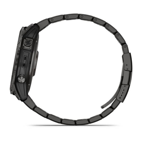 Garmin fenix 7X GPS Watch Sapphire Solar Edition Carbon Gray DLC Titan –