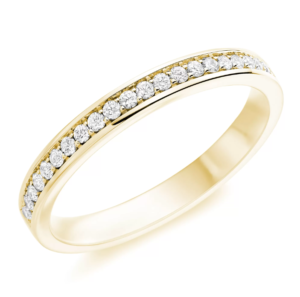 18ct Yellow Gold 0.24ct Brilliant Cut Diamond Wedding Ring