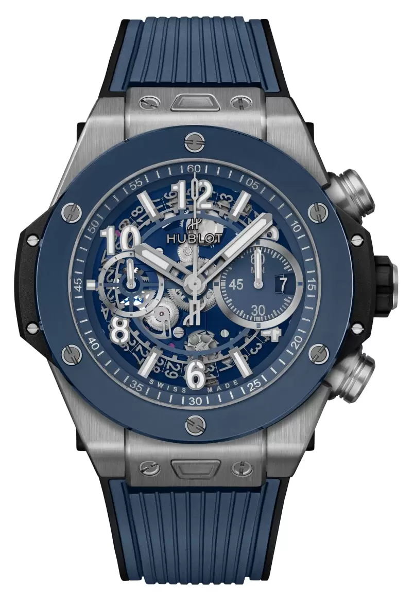 Hublot Big Bang Unico Titanium Blue Ceramic 44mm - 421.NL.5170.RX