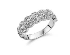 18ct White Gold 1.07cts Brilliant Cut Diamond Eternity Ring