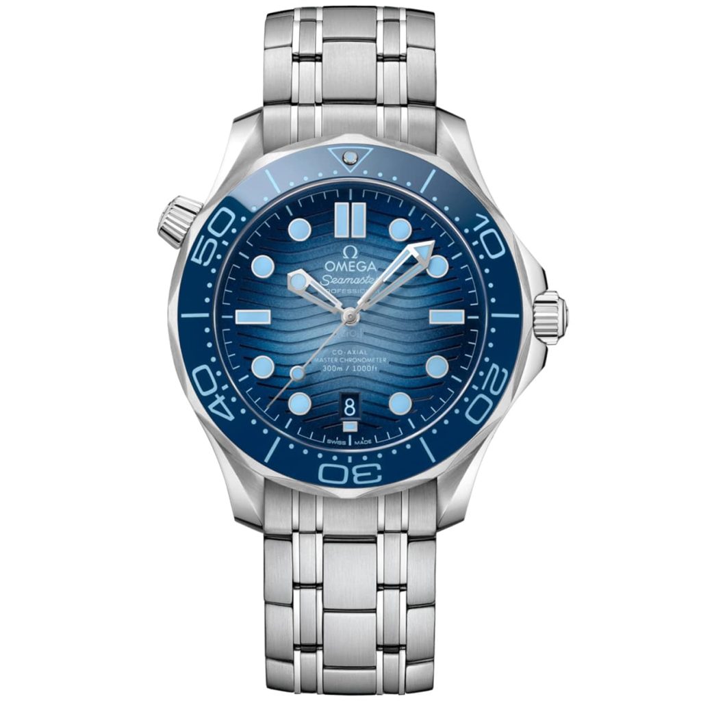OMEGA Seamaster Diver 300M Summer Blue Watch - 210.30.42.20.03.003