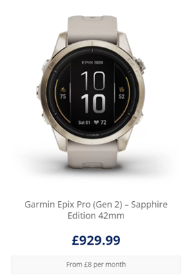 Garmin Epix Pro (Gen 2) – Sapphire Edition 42mm 
