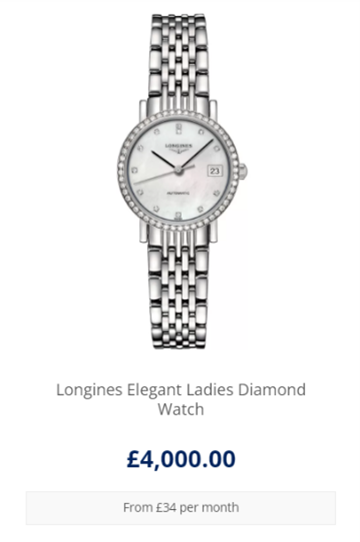 Longines Elegant Ladies Diamond Watch
