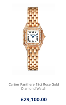 Cartier Panthere watch