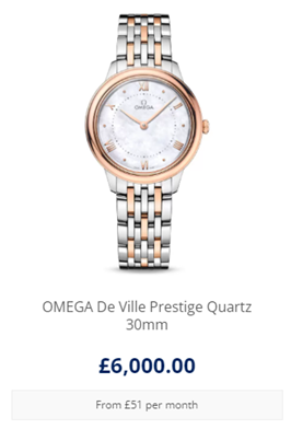 OMEGA De Ville Prestige Quartz 30mm