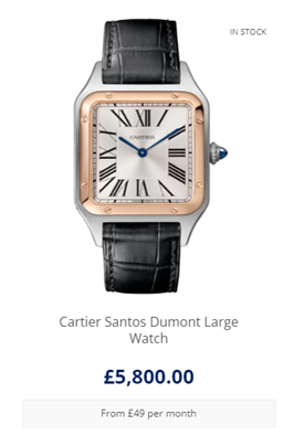 Cartier Santos Dumont Large Watch