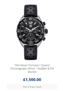 TAG Heuer Formula 1 Quartz 41mm – Rubber & Pin Buckle