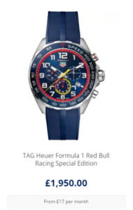 TAG Heuer Formula 1 Red Bull watch