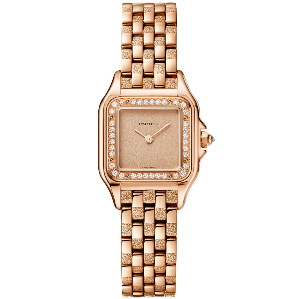 Panthere De Cartier Small Watch quartz, rose gold, diamonds WJPN0058